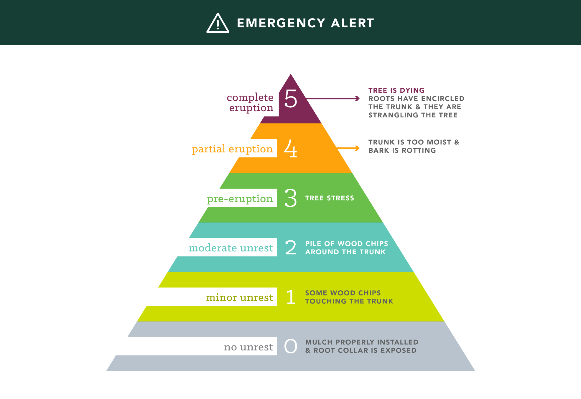 Emergency Alert System for Mulch Volcanoes