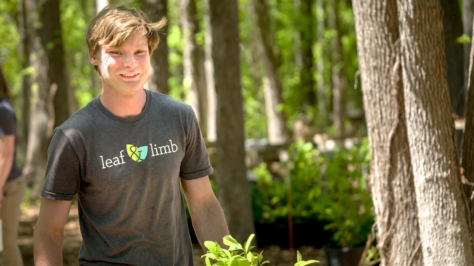 Ian smiling on a Project Pando workday.