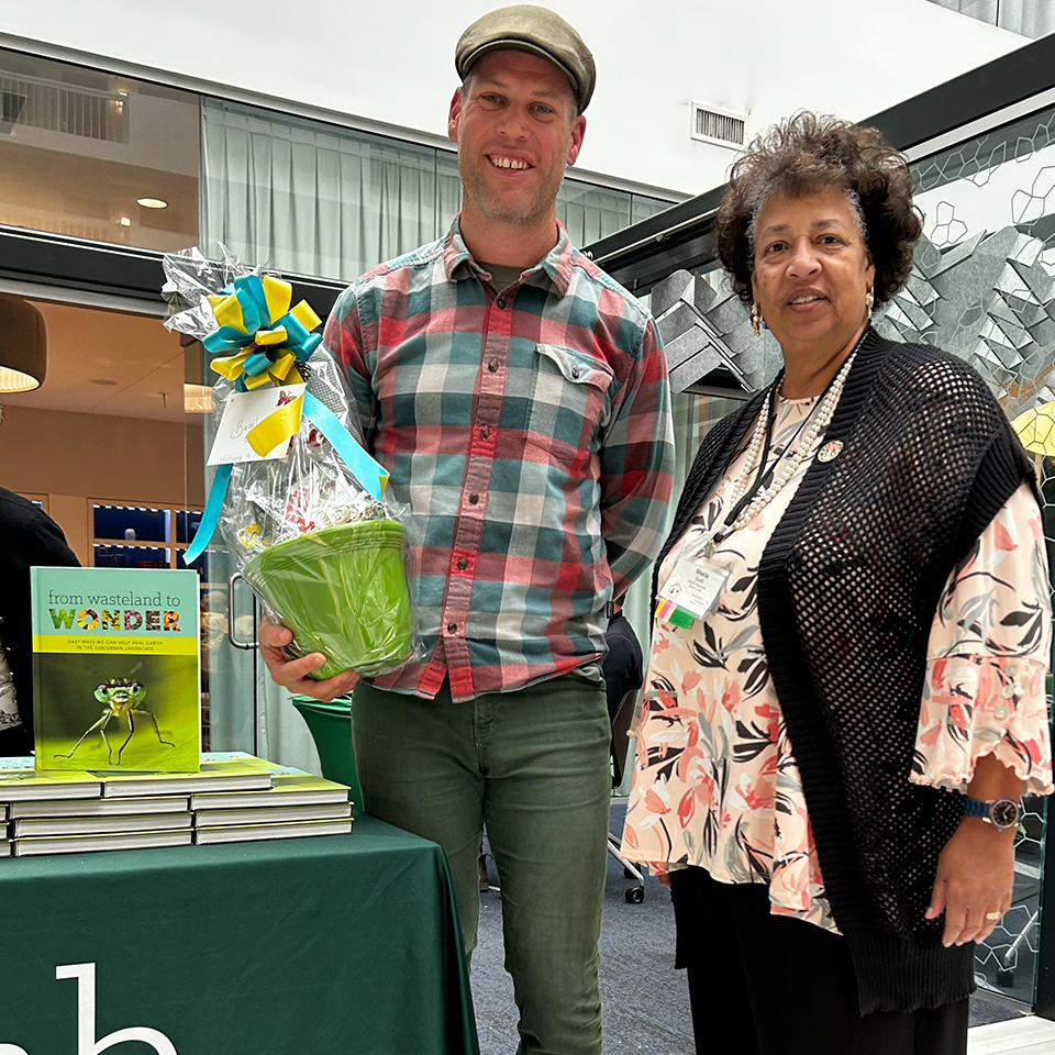 Basil presented at countless events last year including the 2025 SAR (South Atlantic Region) Garden Club Conference.