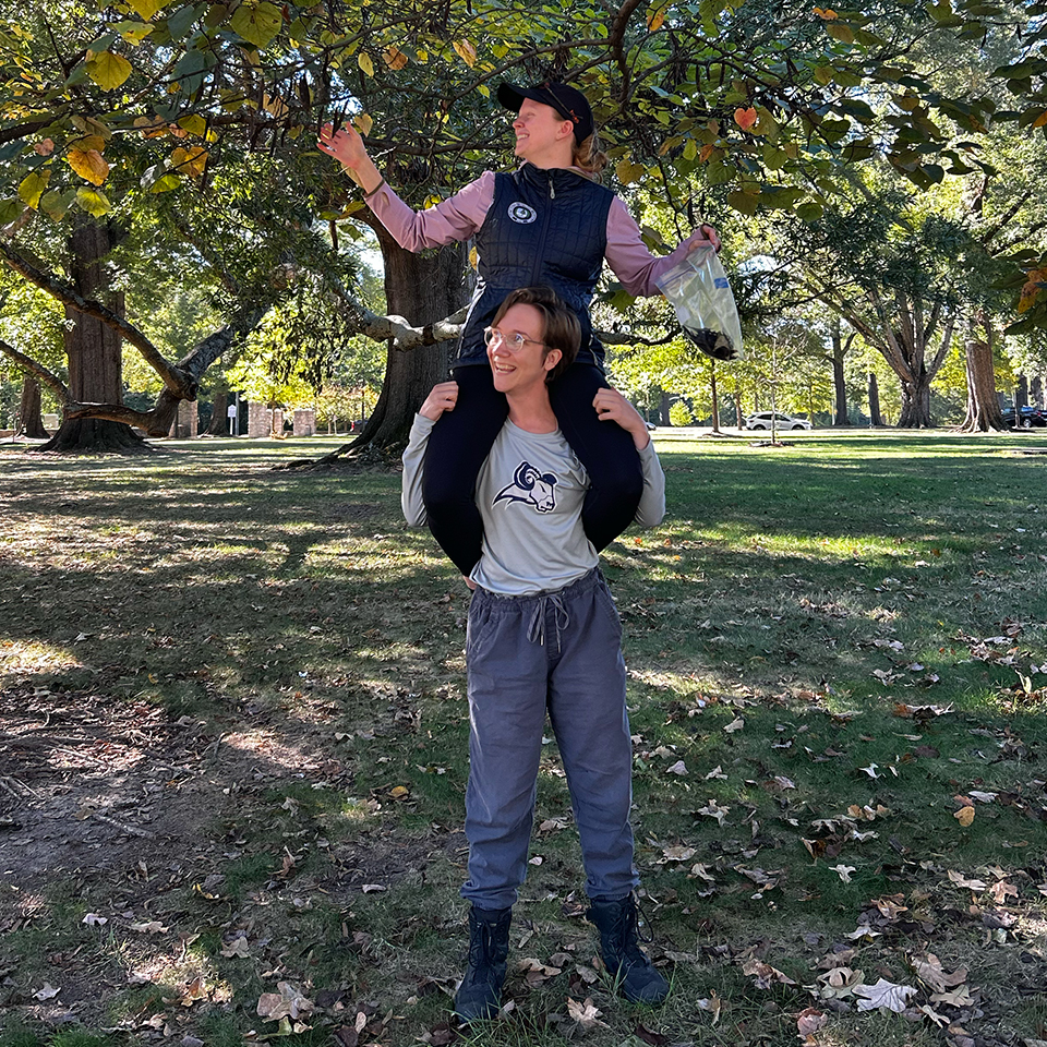 We collaborated with Duke SAF students to collect seeds for Project Pando. Their creative teamwork was impressive.