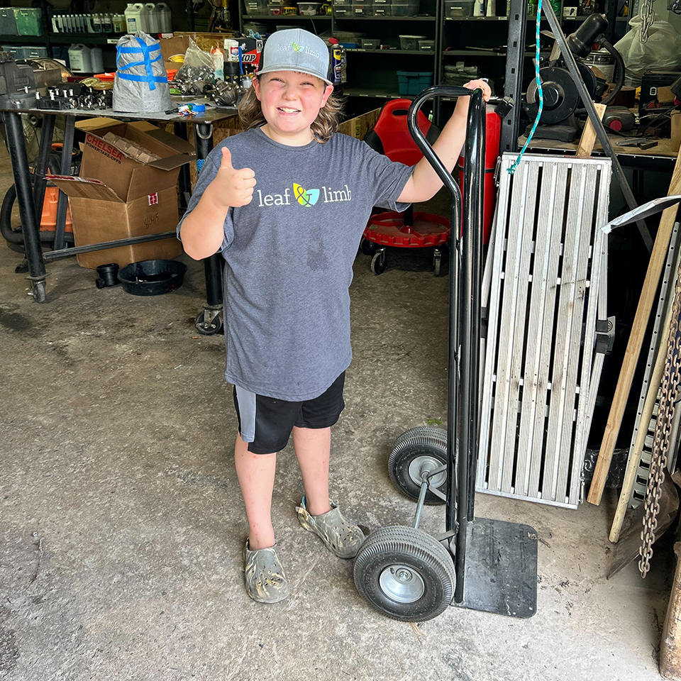 Luke's kids were all smiles when they visited the shop this summer. We're not sure if that's because they got to see how their dad is the world's best mechanic or because they found the slushy machine... (we're pretty sure it's the first one).